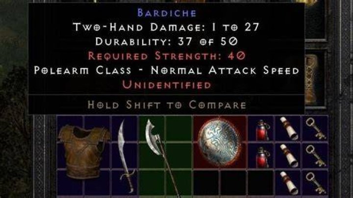 Diablo 2 how to identify