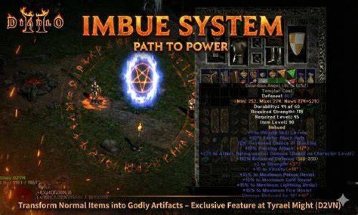 Diablo 2 when to use imbue