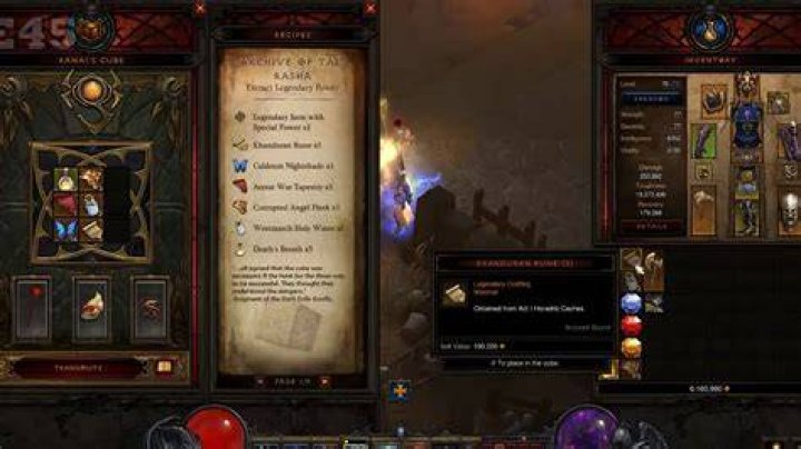 Diablo 3 how to apply legendary power