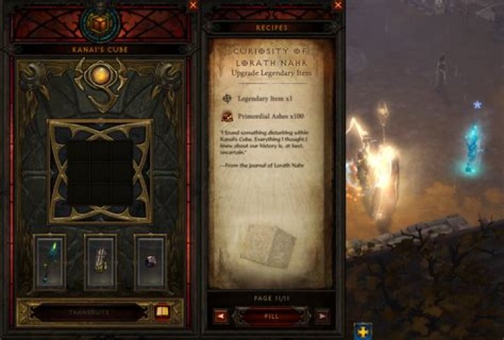 Diablo 3 how to upgrade legendary items