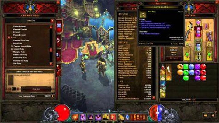 Diablo 3 jeweler recipes where to find