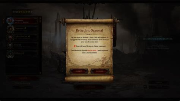 Diablo 3 what happens to stash at end of season