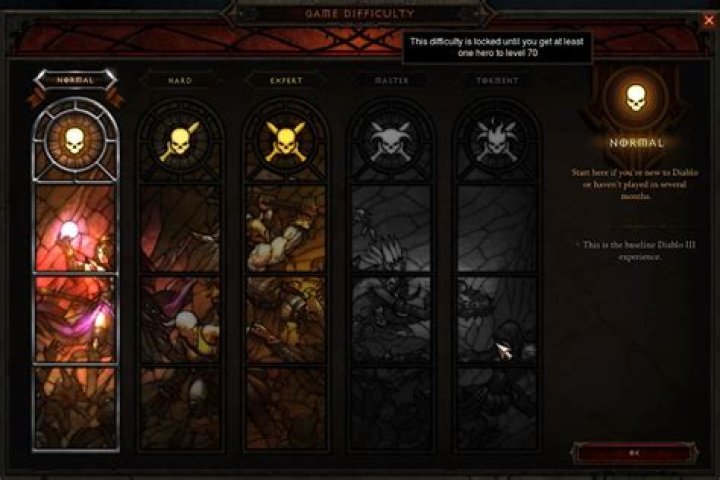 Diablo 3 when to change difficulty