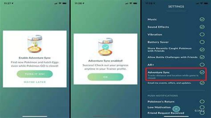 Does pokemon go track steps when closed