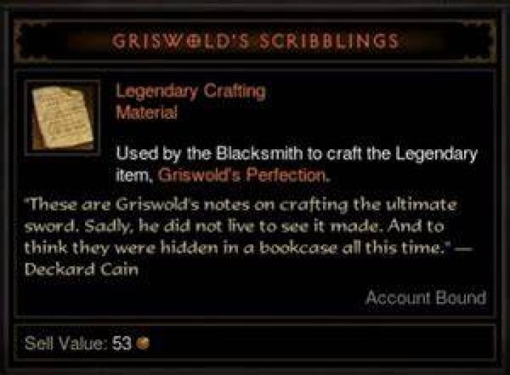 Griswold’s scribblings diablo 3 how to use