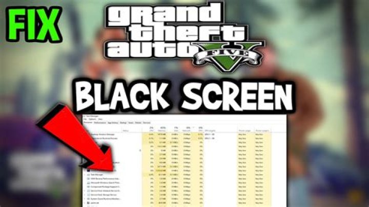 Gta 5 black screen when starting