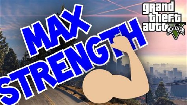Gta 5 how to get strength up online