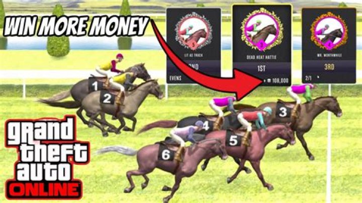 Gta 5 how to win horse racing