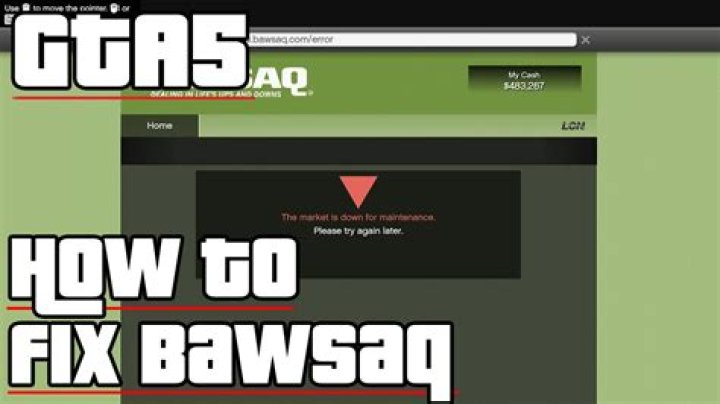 Gta 5 why is bawsaq down