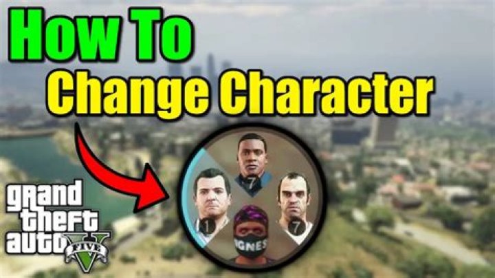 Gta v how to change character