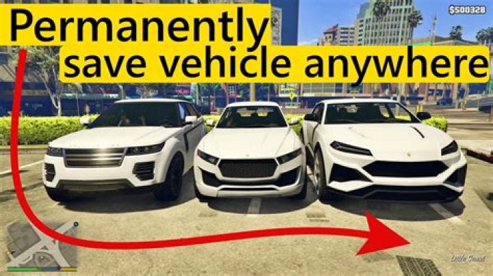 Gta v how to save cars permanently