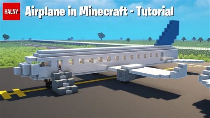 How can you make a plane in minecraft