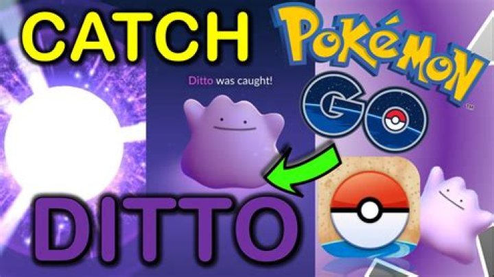 How do i catch a ditto in pokemon go 2021