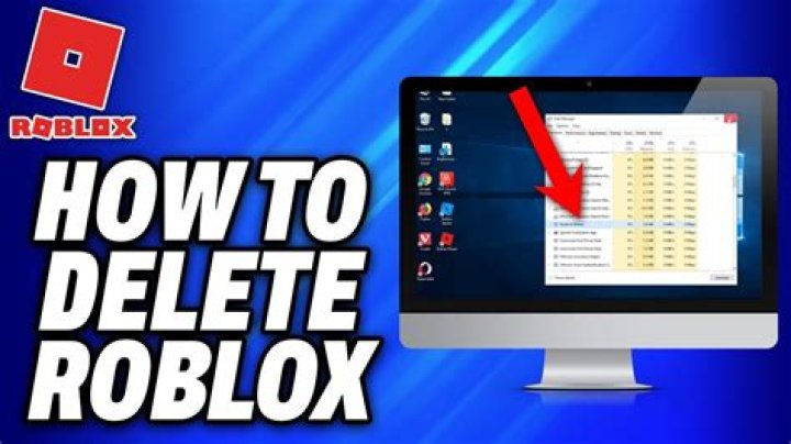 How do i delete roblox