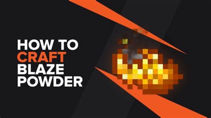 How do i get blaze powder in minecraft
