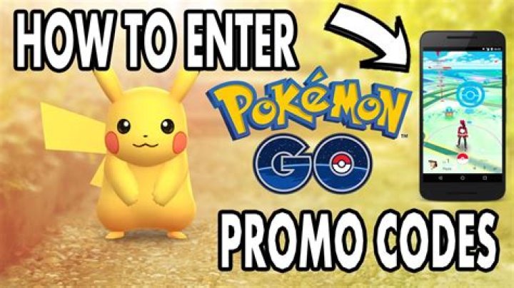 How do i get promo codes for pokemon go