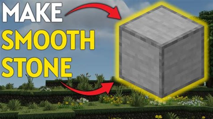 How do i get smooth stone in minecraft