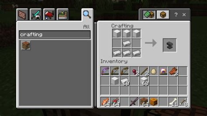 How do i make a anvil in minecraft
