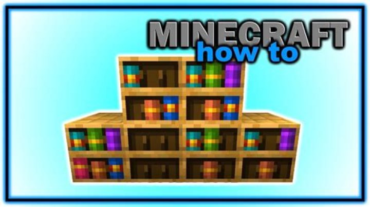 How do i make a bookshelf in minecraft
