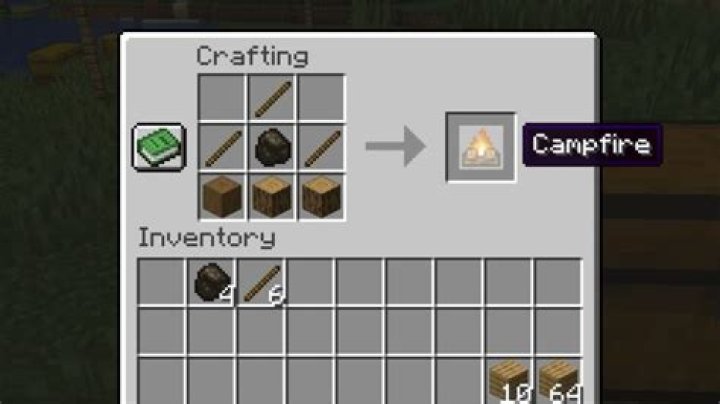 How do i make a campfire in minecraft