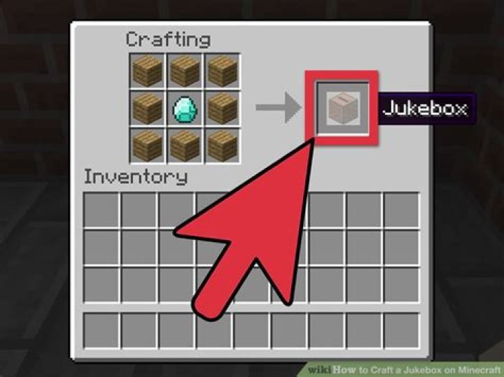 How do i make a jukebox in minecraft