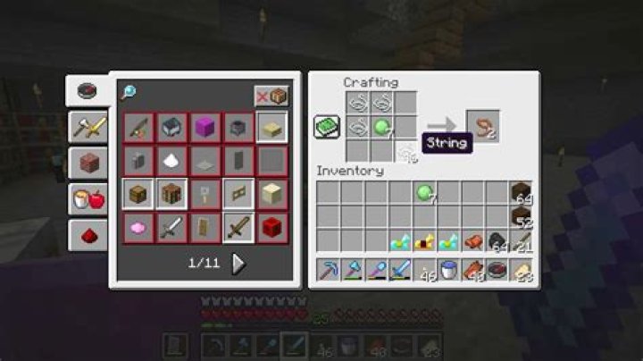 How do i make a leash in minecraft