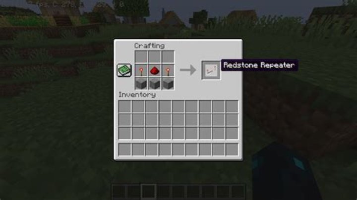 How do i make a repeater in minecraft