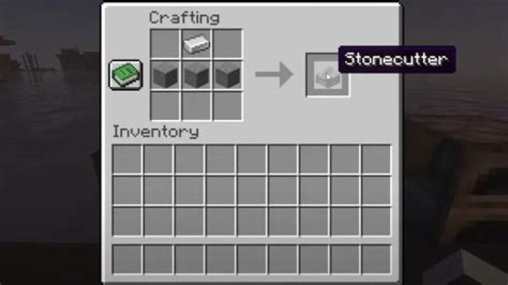 How do i make a stonecutter in minecraft
