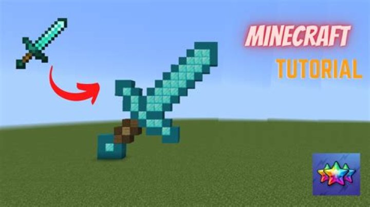 How do i make a sword in minecraft