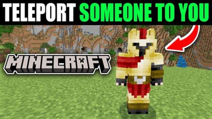 How do i teleport to someone in minecraft