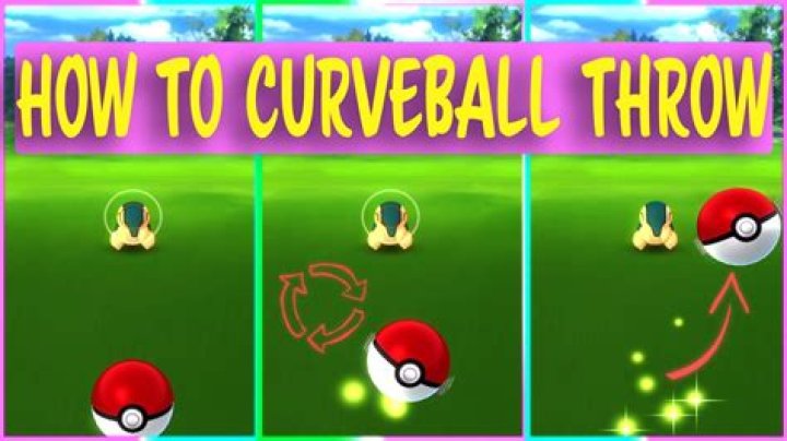 How do i throw a curveball in pokemon go