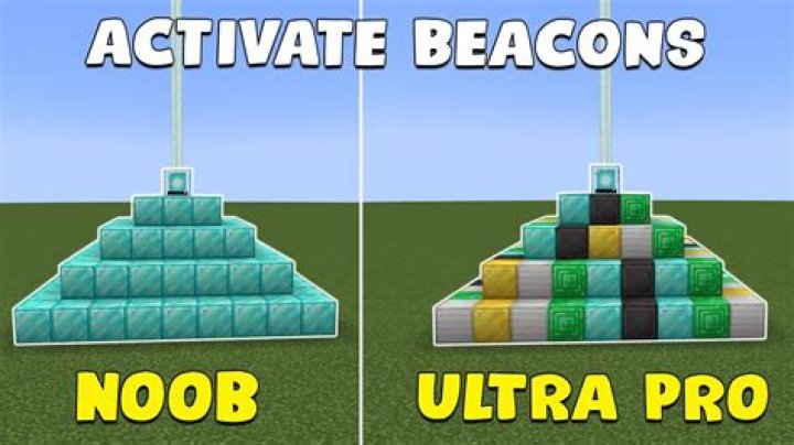 How do i use a beacon in minecraft