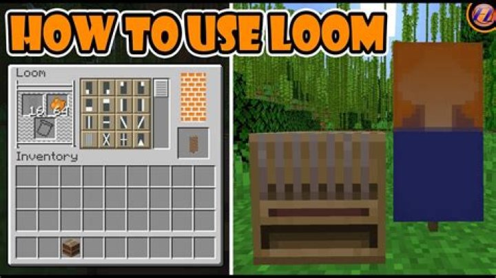 How do i use a loom in minecraft