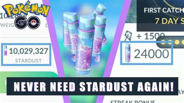 How do u get stardust in pokemon go