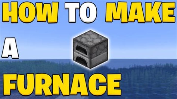 How do u make a furnace in minecraft