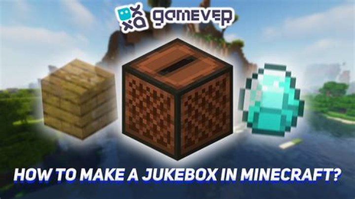 How do u make a jukebox in minecraft