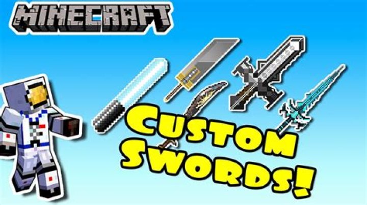 How do u make a sword in minecraft