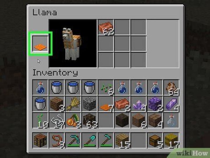 How do u ride a llama in minecraft