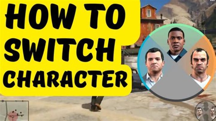 How do u switch characters in gta 5 ps4