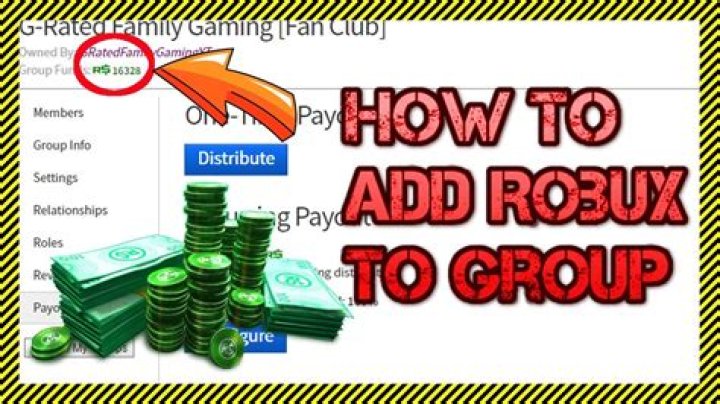 How do you add funds to your roblox group