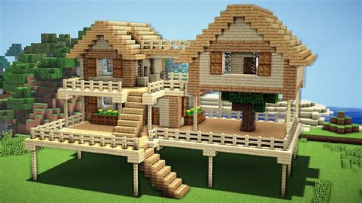 How do you build a house in minecraft