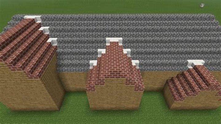How do you build a roof in minecraft
