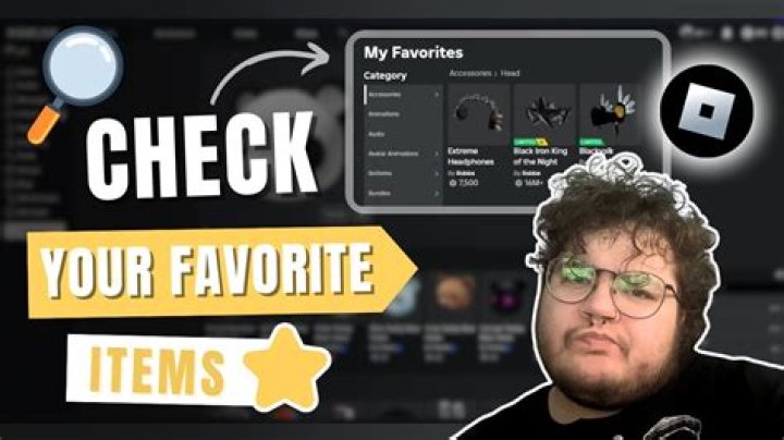 How do you check your favorites on roblox