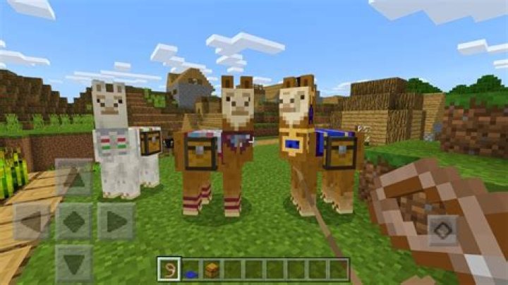 How do you control a llama in minecraft
