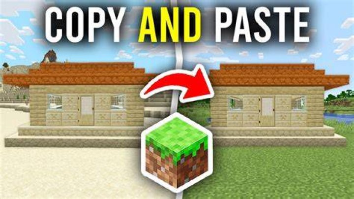 How do you copy and paste in minecraft