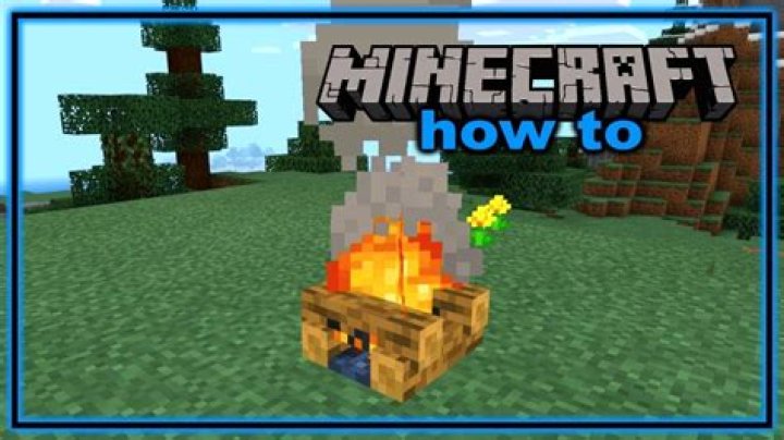 How do you craft a campfire in minecraft