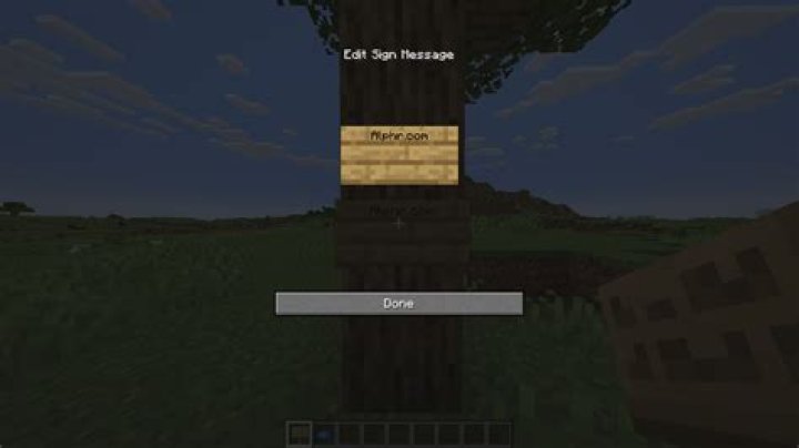 How do you craft a sign in minecraft