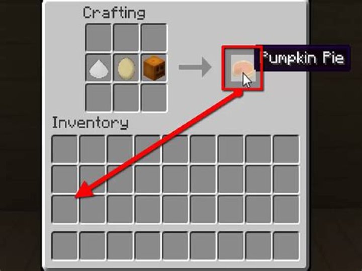 How do you craft pumpkin pie in minecraft