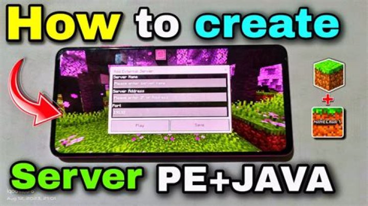 How do you create a server in minecraft