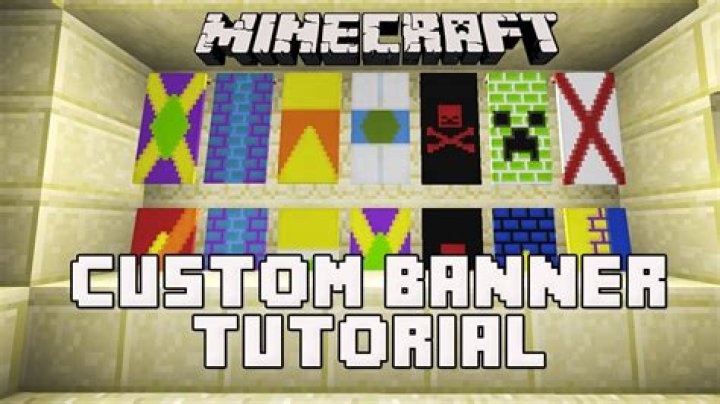How do you customize a banner in minecraft
